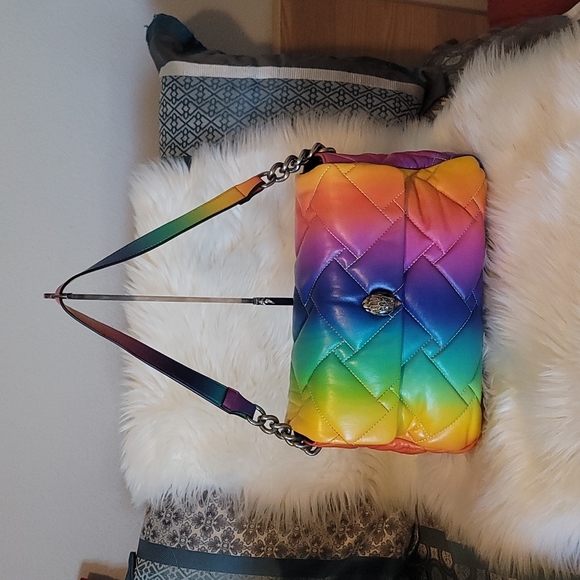 Kurt Geiger Handbags - 💕Kurt Geiger Large Kensington Ombre Rainbow❤🧡💛💚💙💜Leather Bag💕